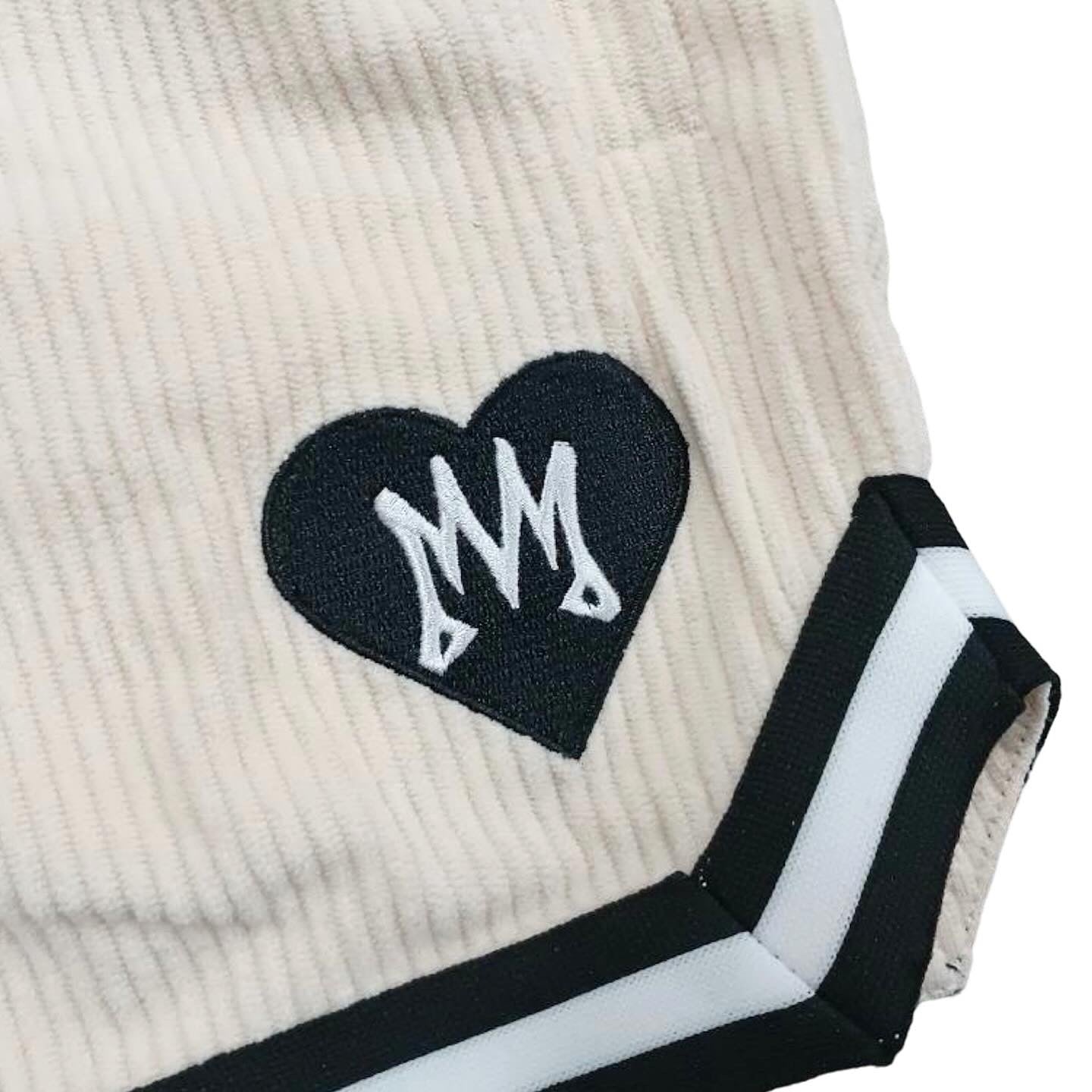 Cream Corduroy Shorts