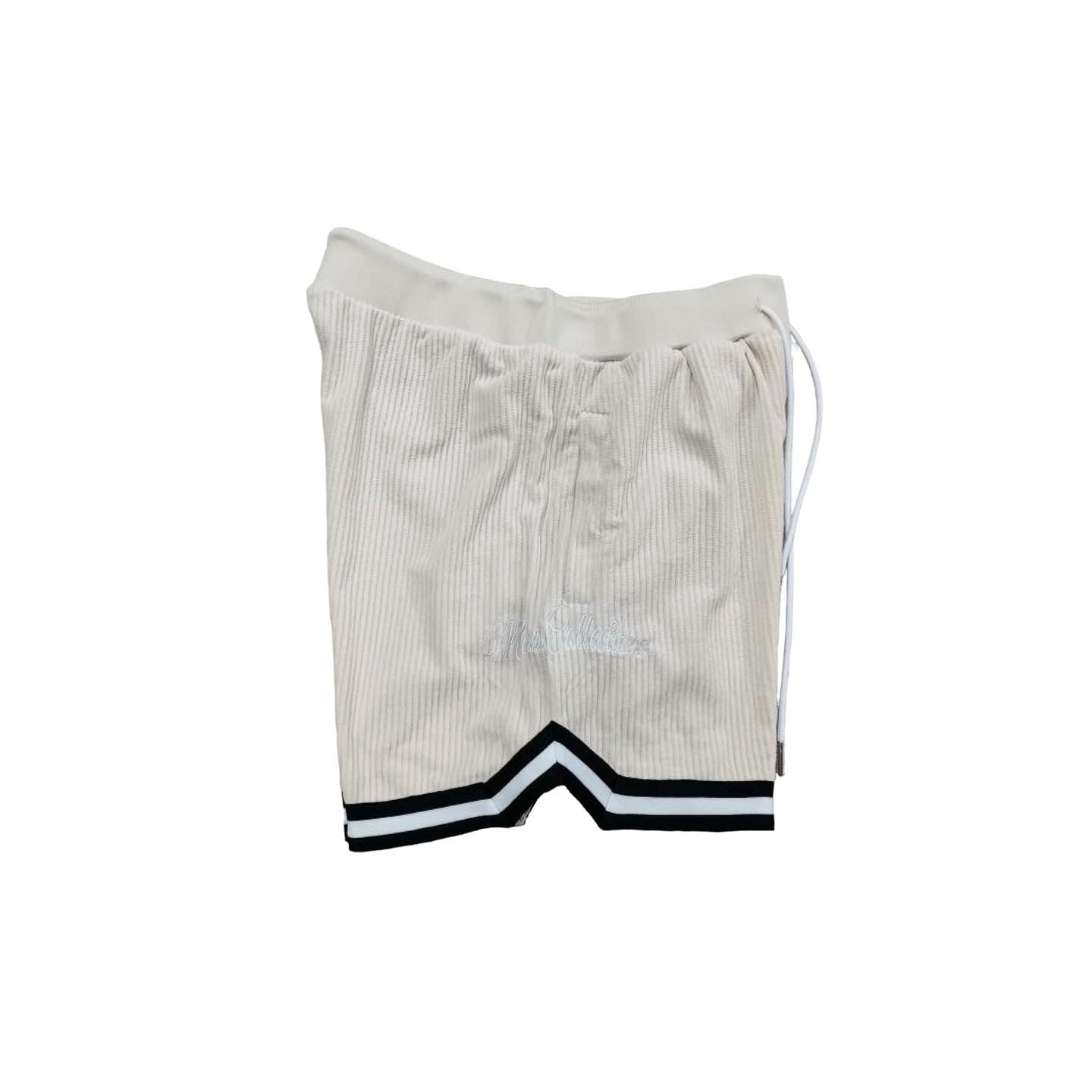 Cream Corduroy Shorts