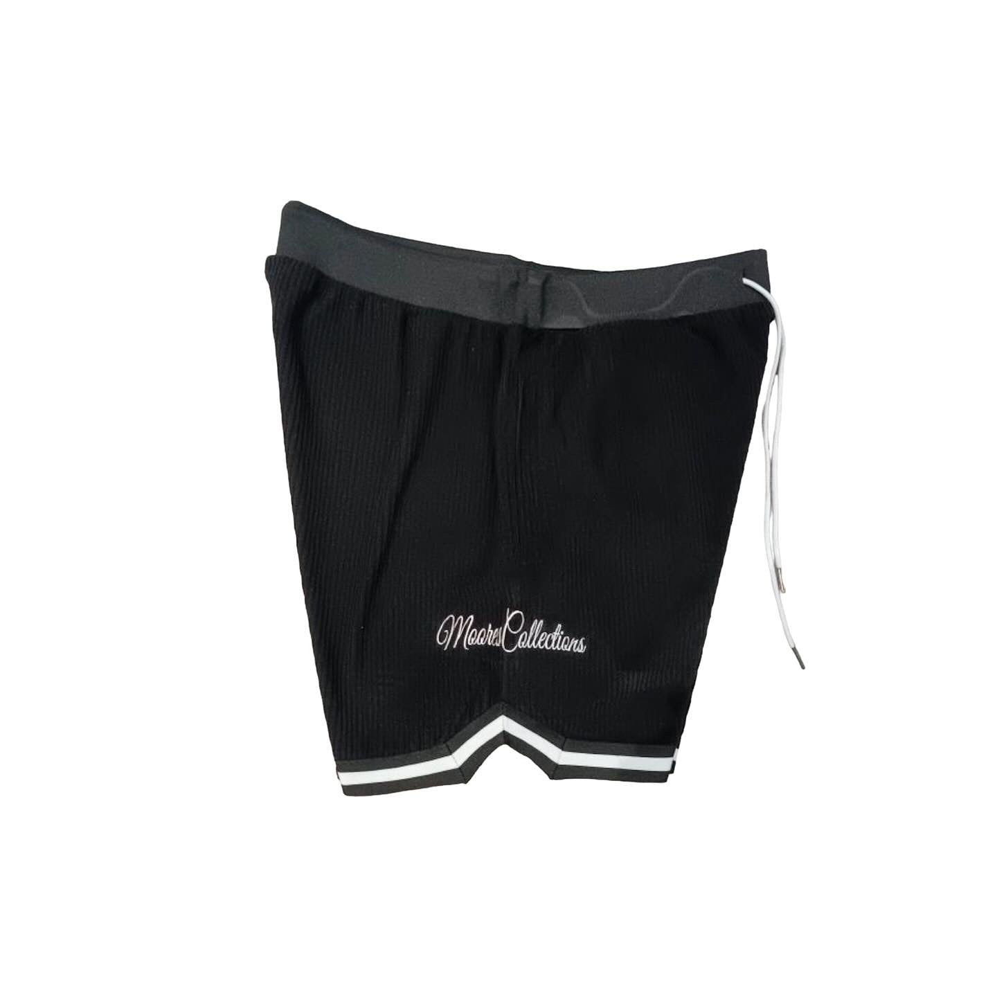 Black Corduroy Shorts